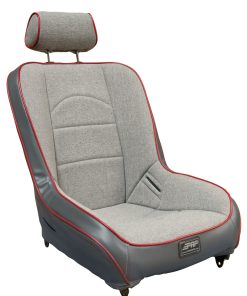 Premier suspension seat with adjustable headrest