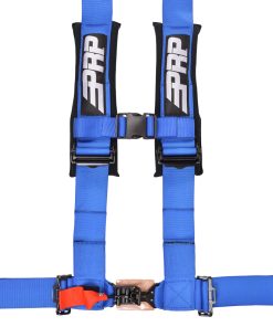 4 point, 3 inch harness in blue