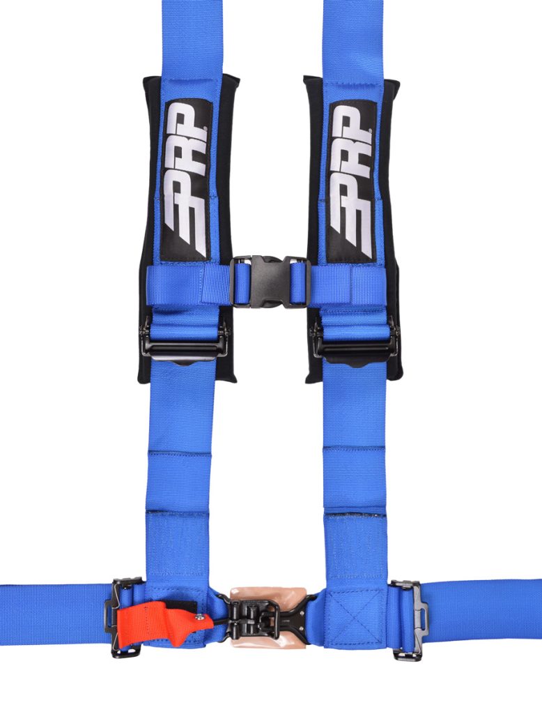 4 point, 3 inch harness in blue