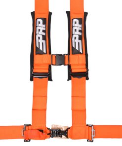 4 point, 3 inch harness in orange