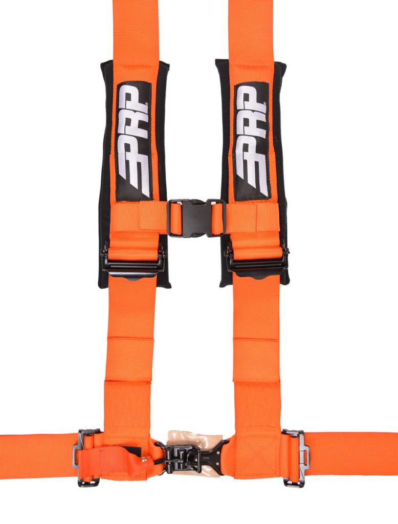 4 point, 3 inch harness in orange