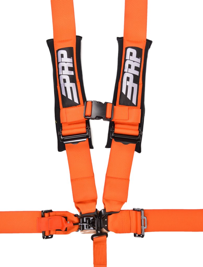 5 point, 3 inch harness in orange