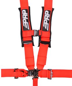 5 point, 3 inch harness in red