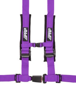 PRP 4 point harness with auto latch, purple