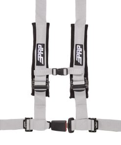 PRP 4 point harness with auto latch, silver