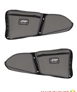 Front Door Bags With Knee Pad For Polaris RZR (CUSTOM); Pair