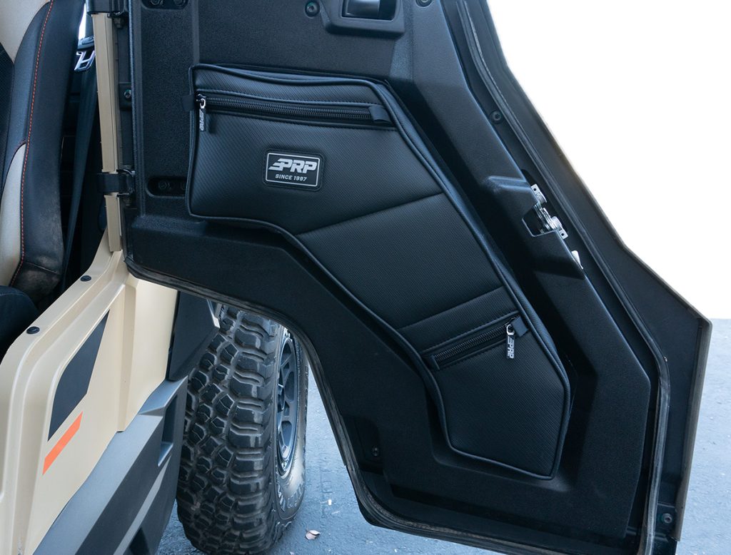 Polaris General Rear Door storage installed