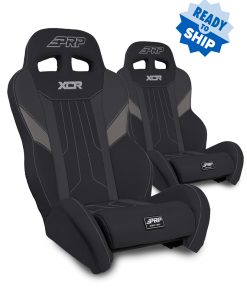 XCR Black and Grey Suspension Seat for UTV